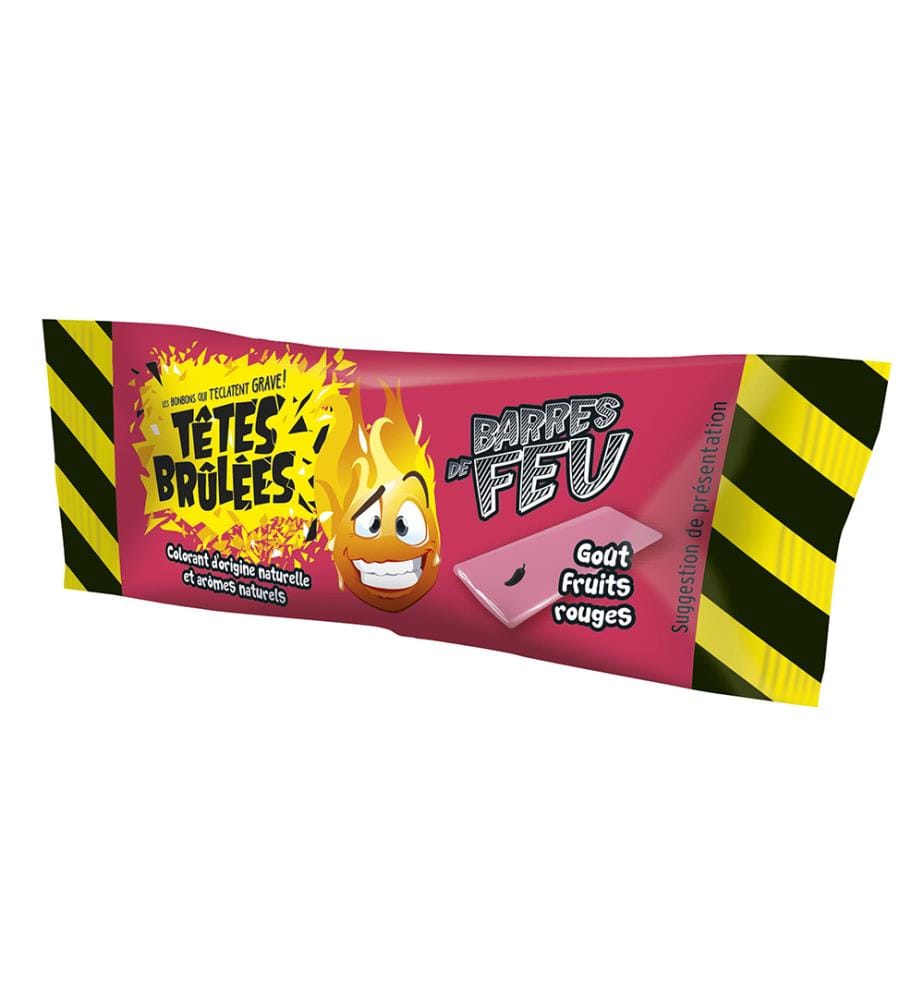 150x Têtes Brûlées Hyperacide à mâcher Barres de Feu 150 pcs - Fr.0.20