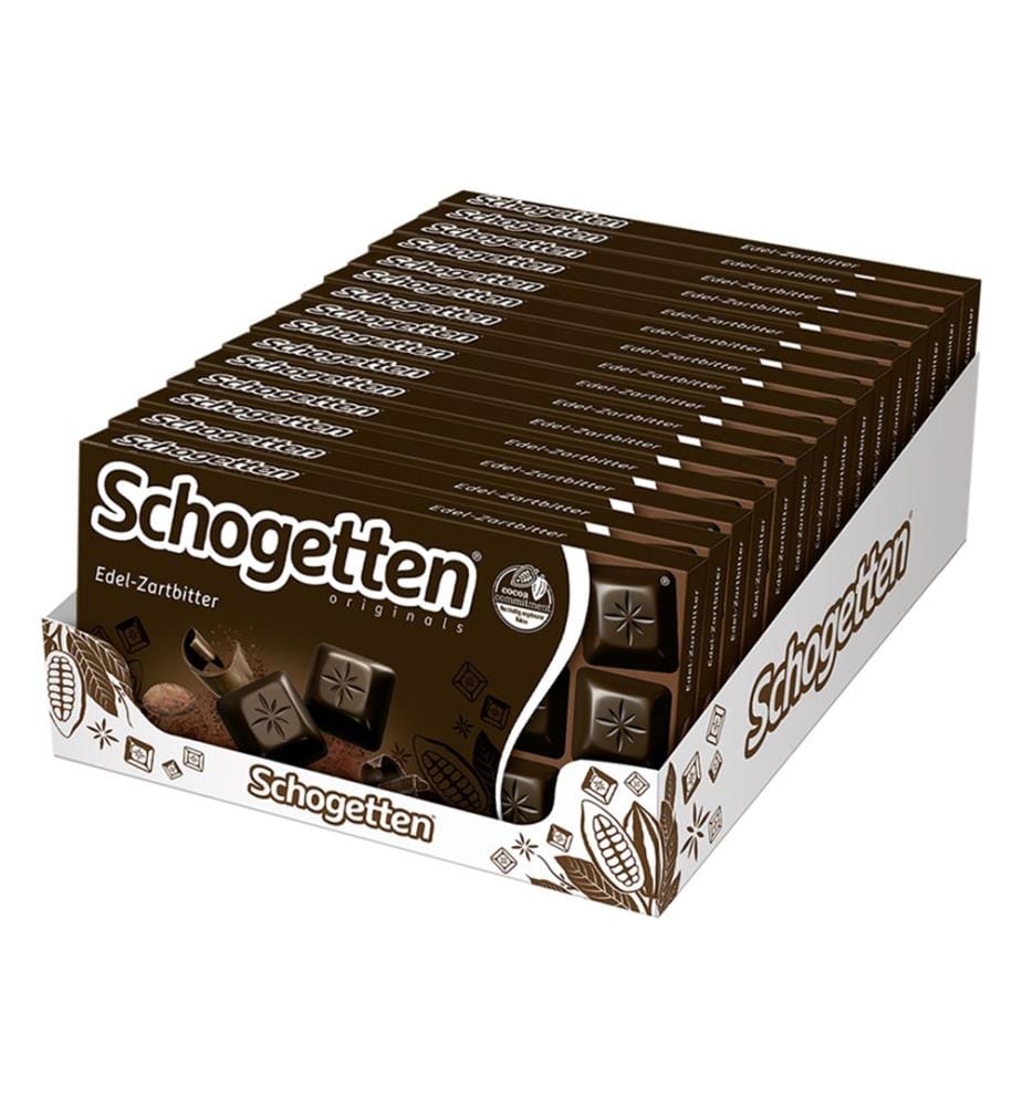 15x Schogetten noir noble - 100g
