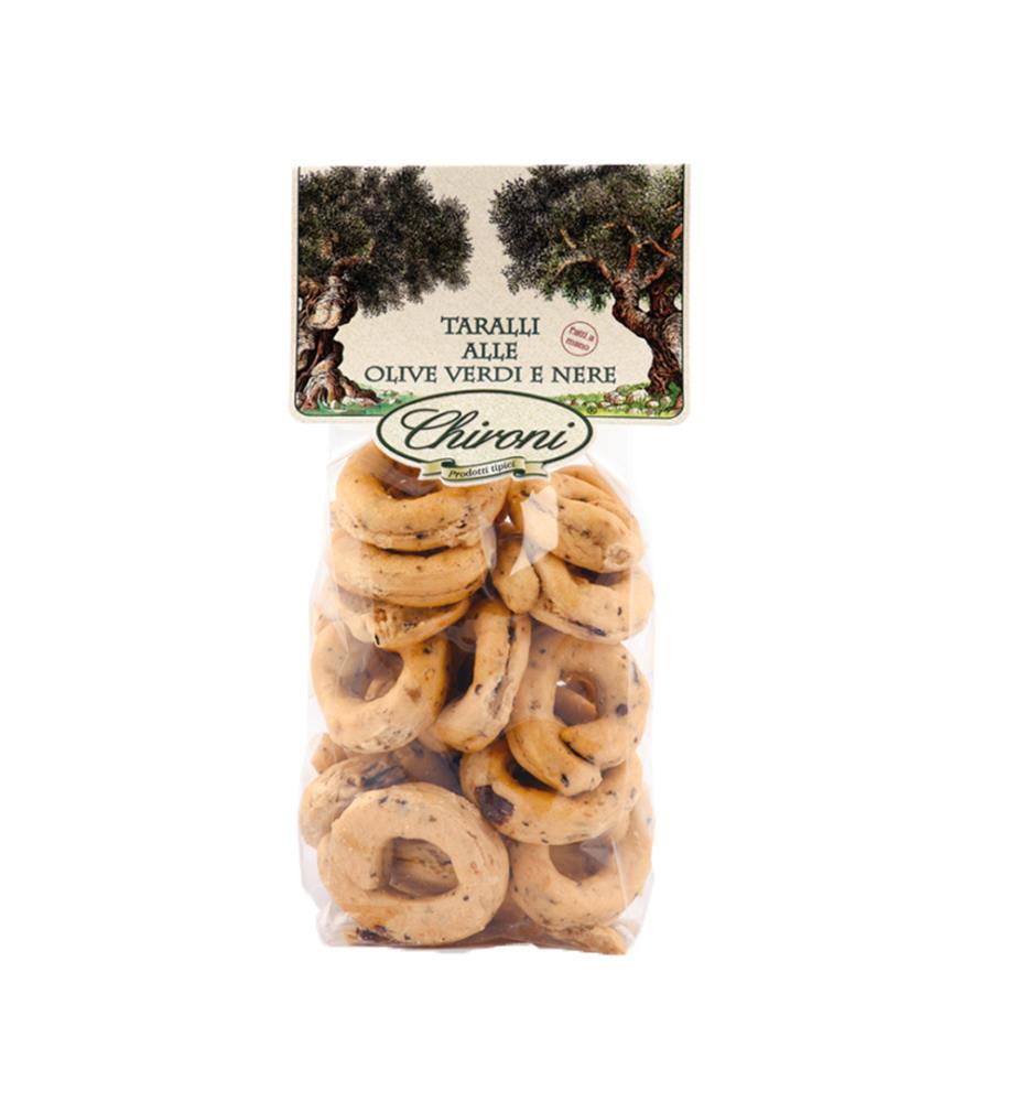Taralli aux olives vertes et noires - 200 g