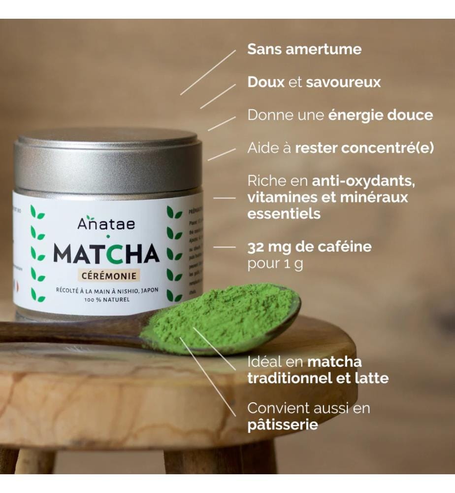 Thé Matcha Cérémonie Bio - 30 gr