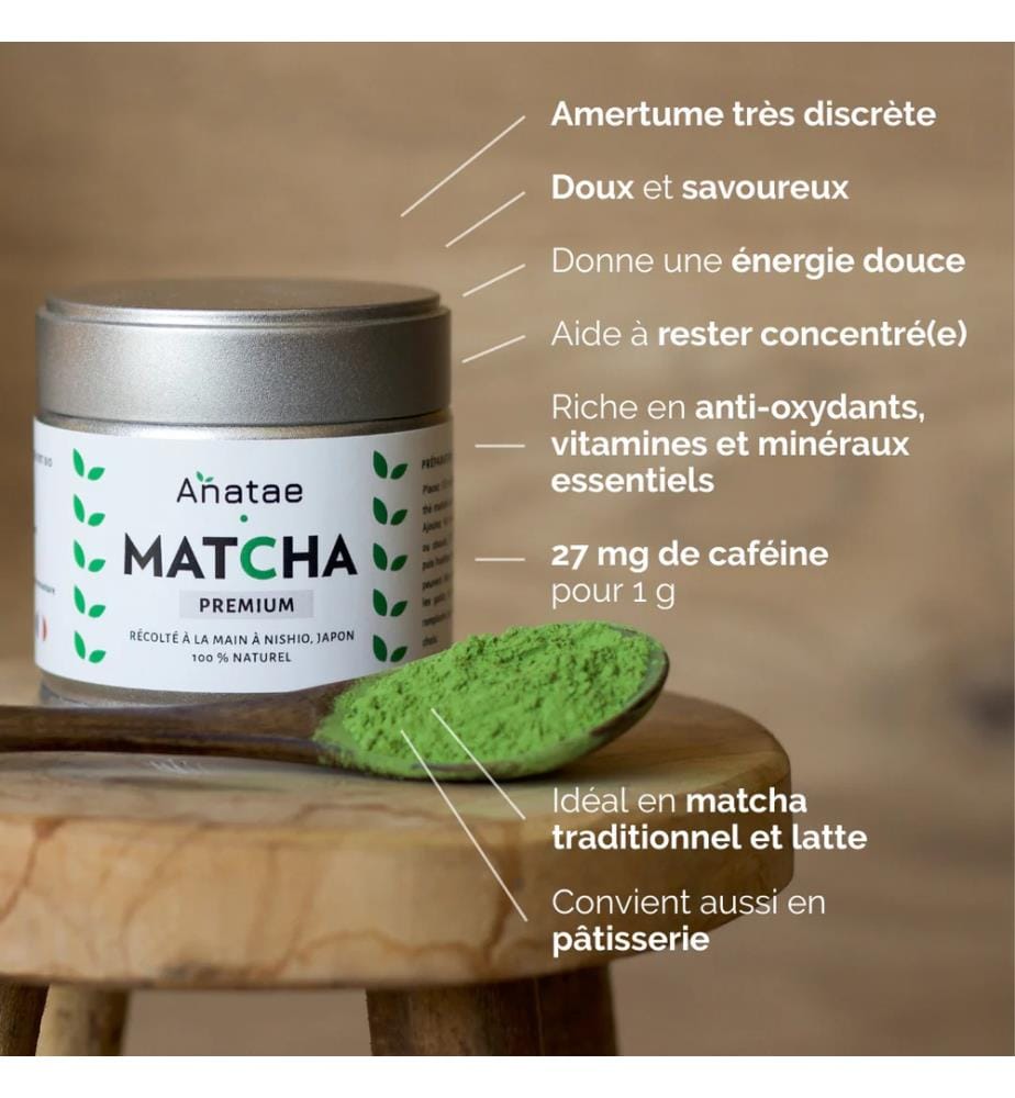 Thé Matcha Premium Bio - 30 gr