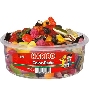 1x Haribo tin Color-Rado - 750g