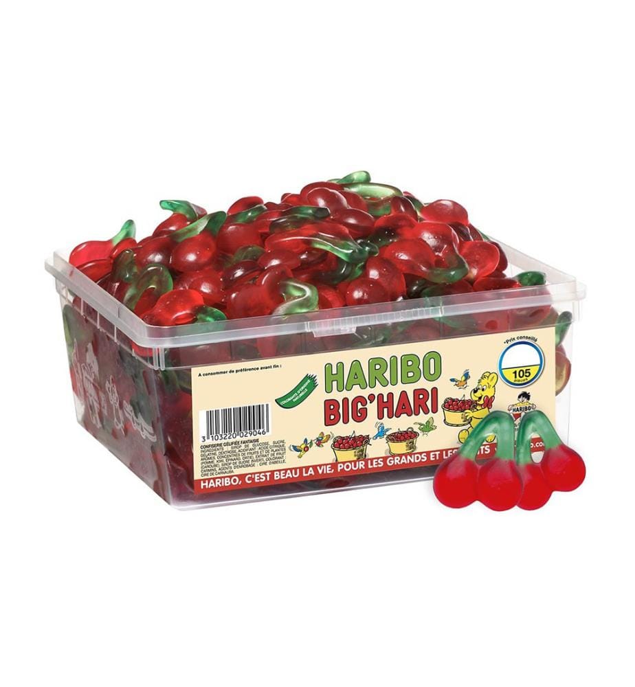 HARIBO - Bonbon-Box Happy Cherry - 105 Stück