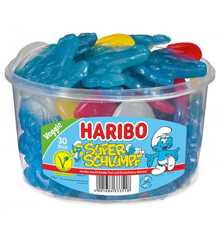 30x Haribo Super Smurf - 50s