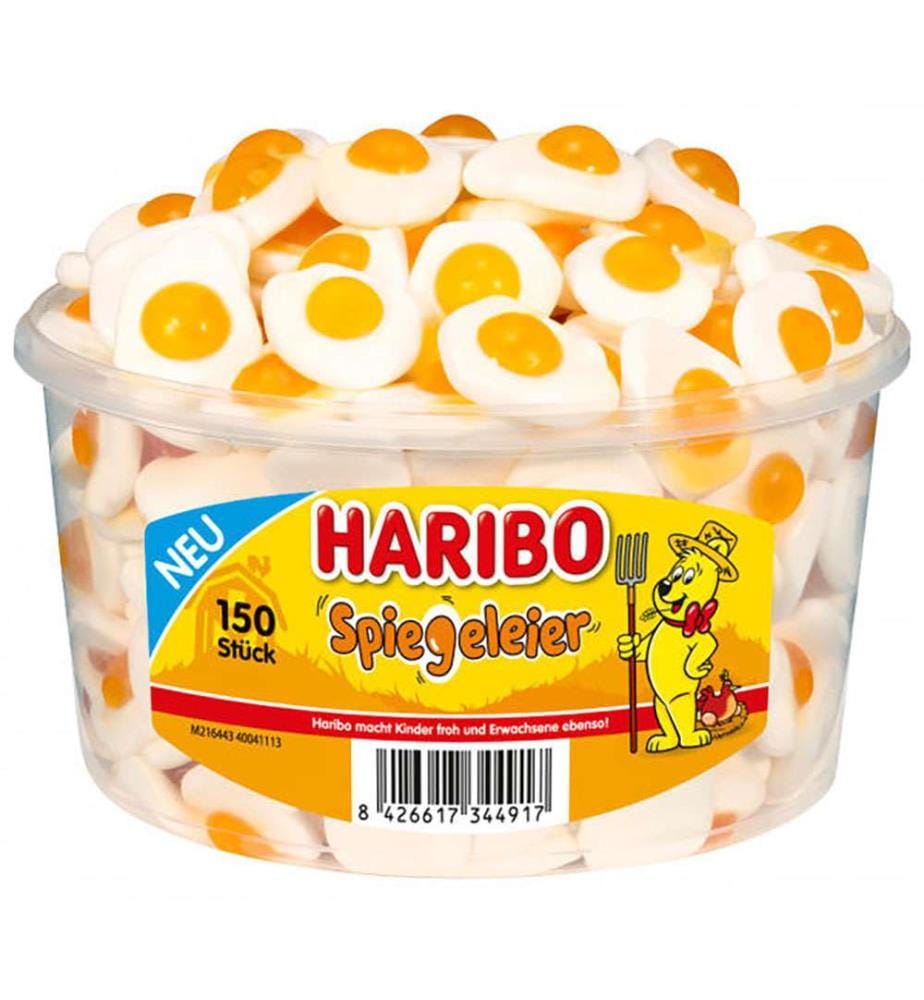 150x Haribo fried eggs - 6g