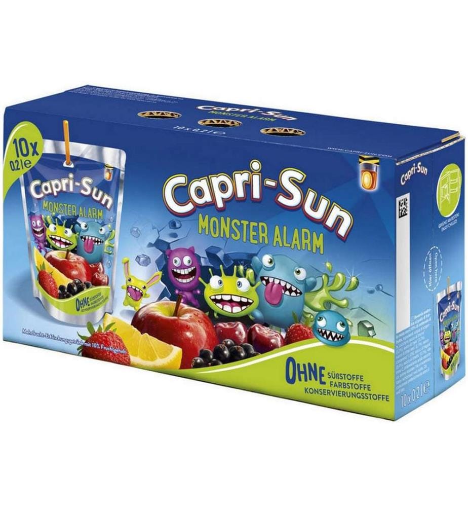 40x Boissons Capri-Sun Monster Alarm - 200 ml