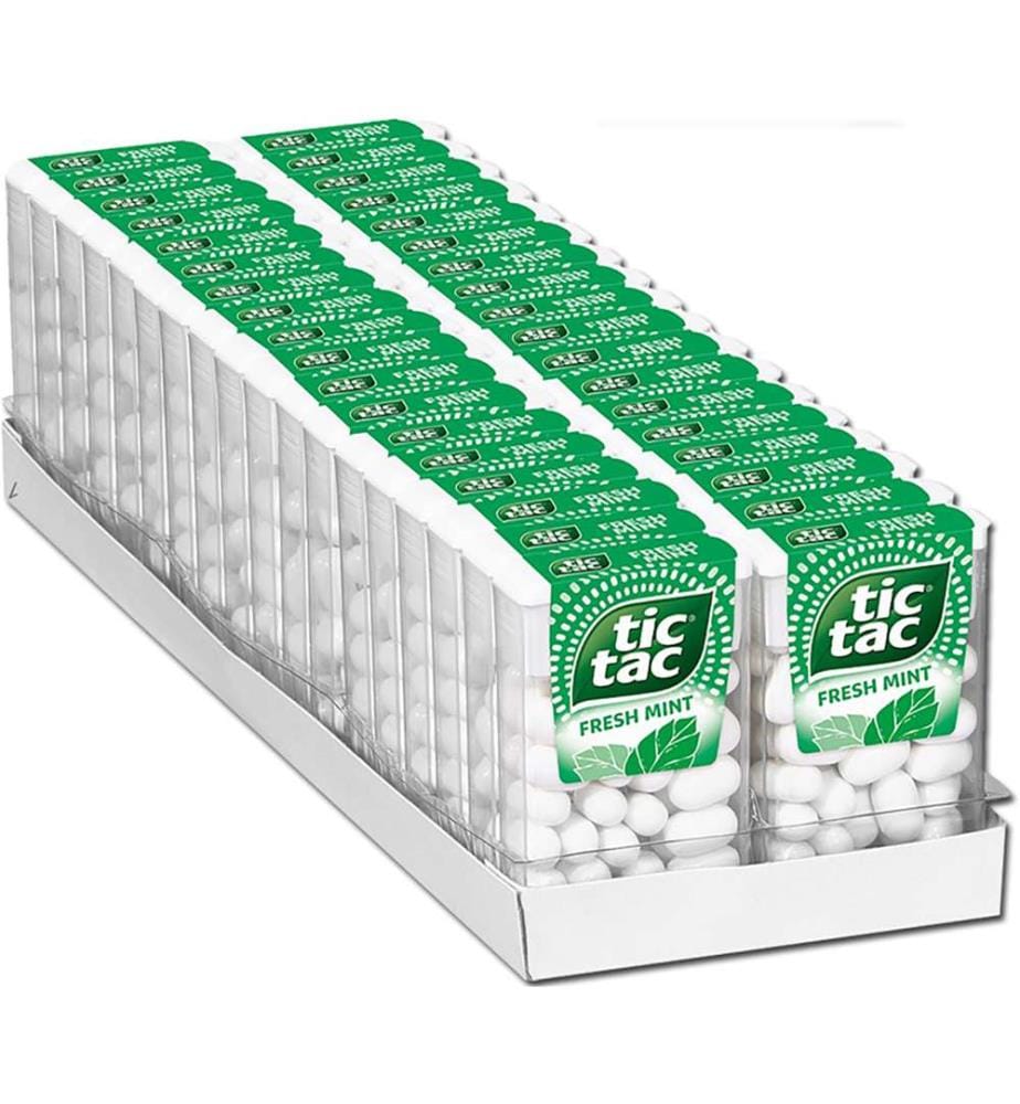 36x Tic Tac Fresh Mint Single - 18g