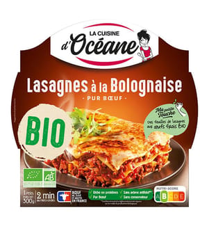 11x La Cuisine d'Océane Ready Meal Lasagne Bolognese Beef BIO - 300g