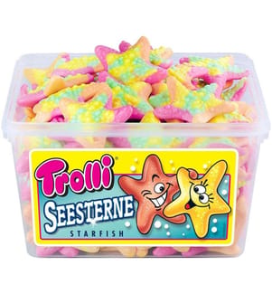 75x Trolli tin of starfish - 13g