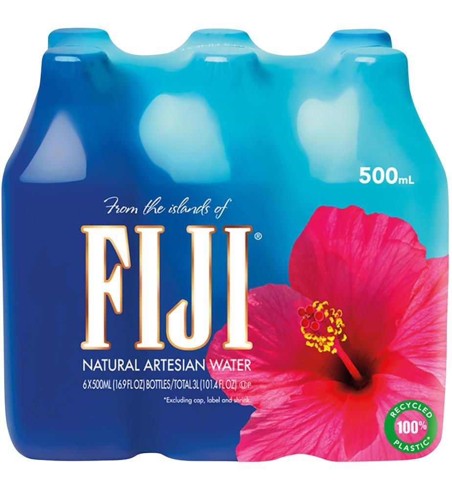 24 bottles of FIJI Water, PET 4x6-pack - 500 ml