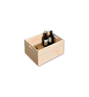 Kesper Aufbewahrungsbox Kiefernholz Naturbelassen Rechteckig 29 l
