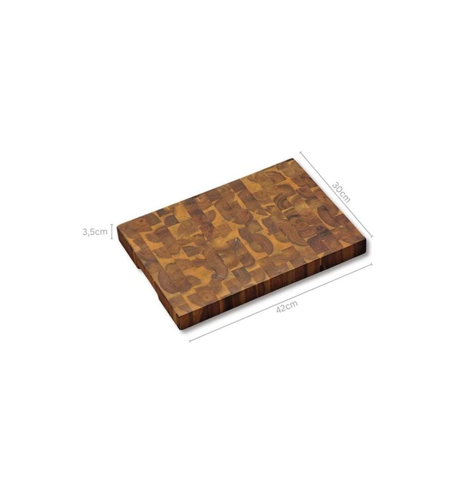 Kesper Tagliere per affettare Acacia Mosaico rettangolare 42 x 30 x 4 cm