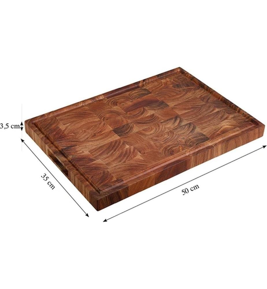 Kesper Tagliere in legno di acacia massiccio 50 x 36 x 3,5 cm