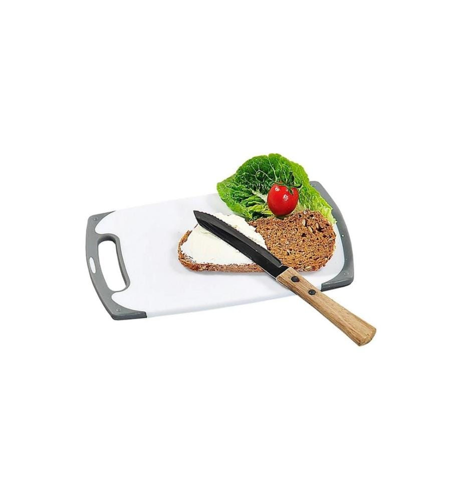 Kesper Tagliere Plastica Bianco Grigio 25 x 15 x 1 cm