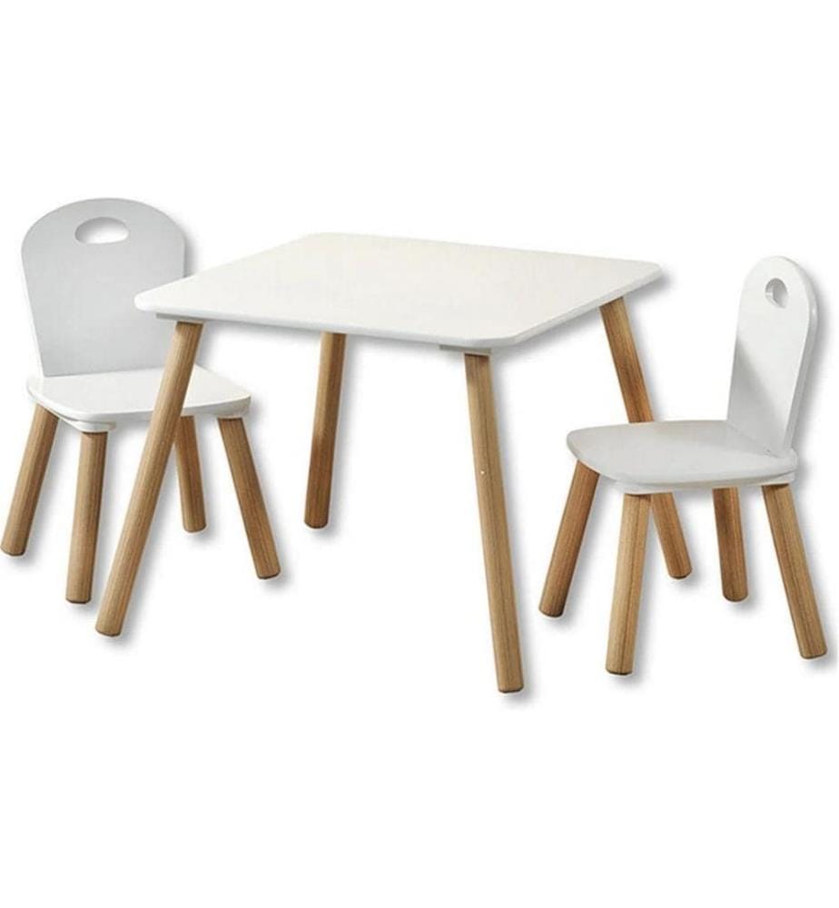 Kesper Kindersitzgruppe Holz Weiss Lackiert