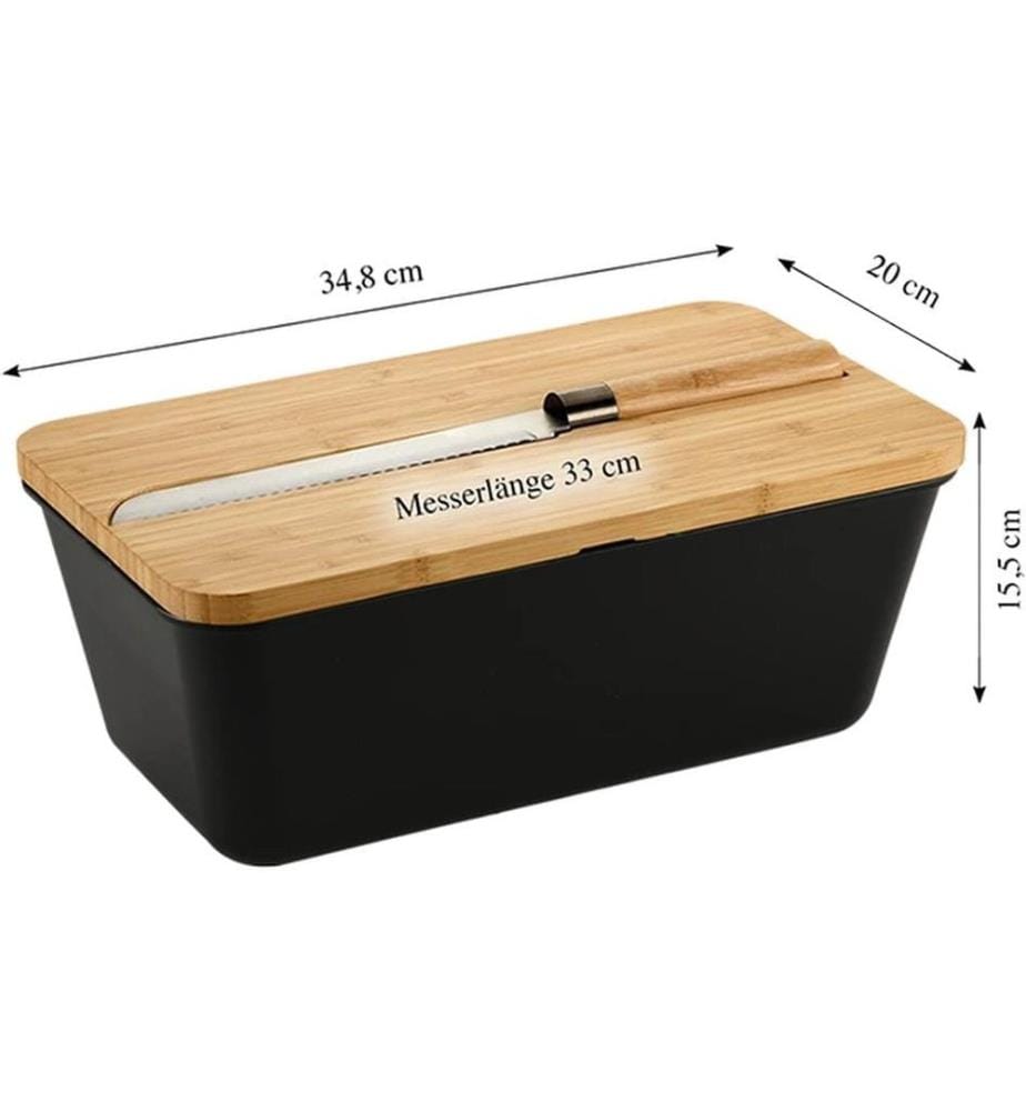 Kesper Brotkasten Schwarz