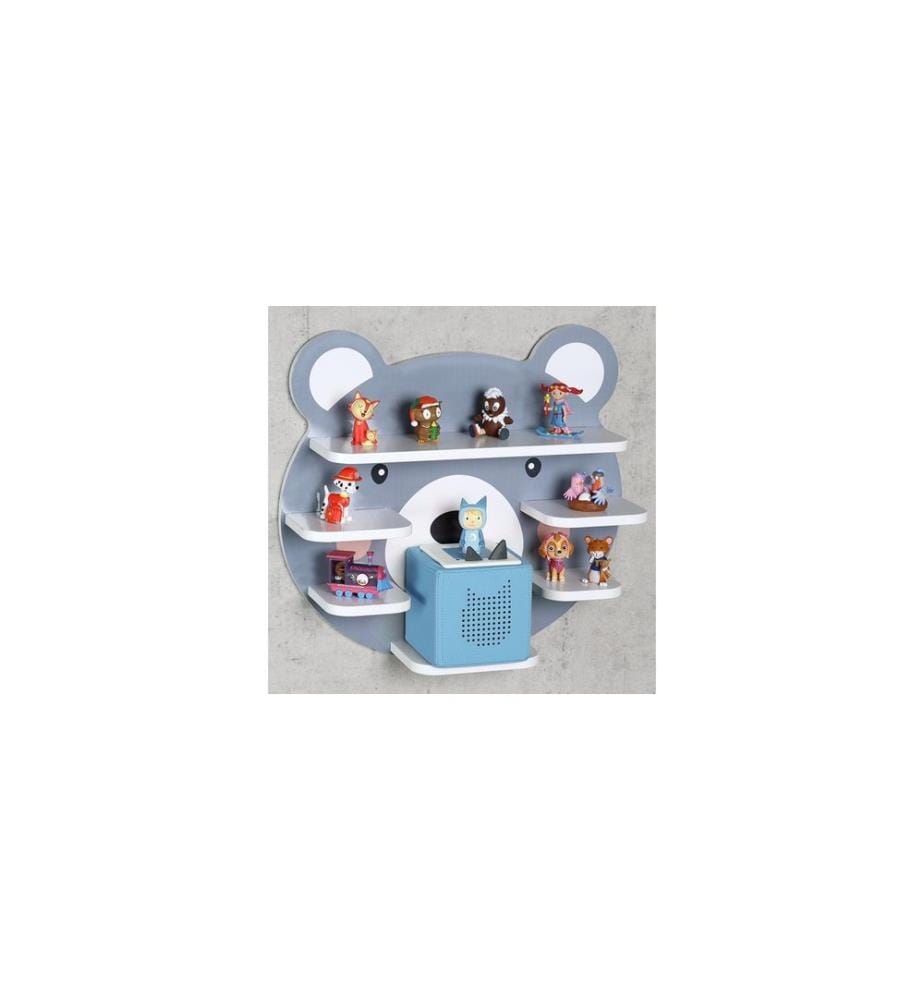 Kesper Wandregal MDF Grau Weiss 45 x 42 cm