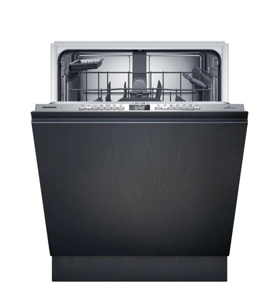 iQ300 Vollintegrierbarer Geschirrspüler 60 cm varioHinge - Schwarz und Silber