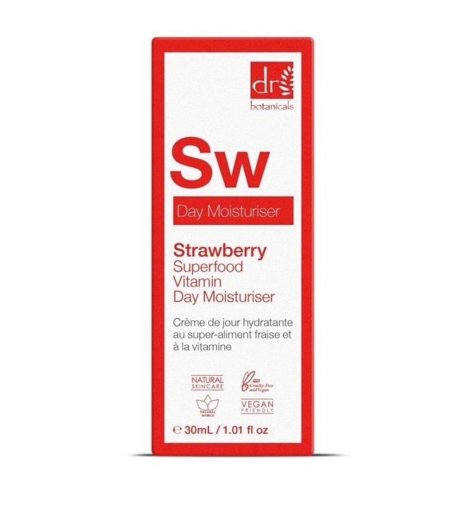 Erdbeer-Superfood-Tagesfeuchtigkeitscreme mit Vitamin C – 30 ml