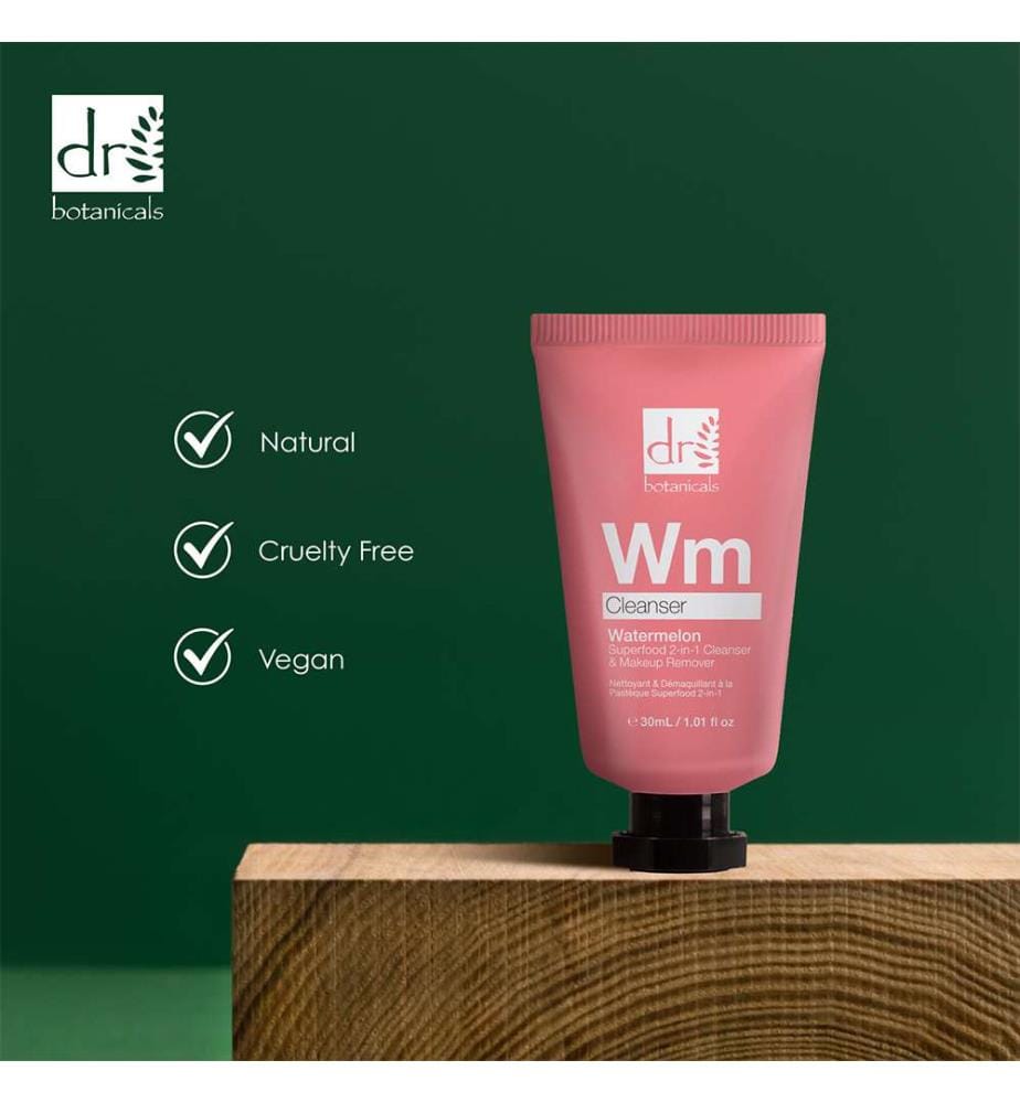 Wassermelone Superfood 2-In-1 Reinigungsmittel & Make-up-Entferner 30ml