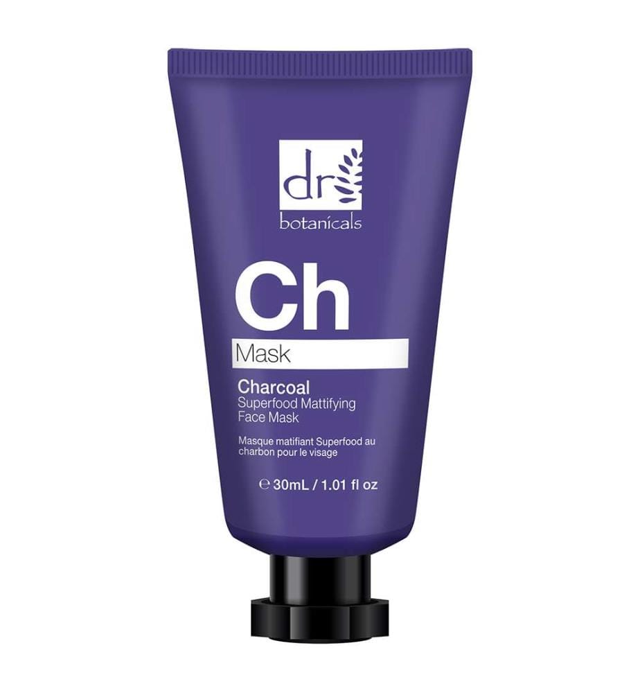 Aktivkohle Superfood Mattierende Gesichtsmaske - 30 ml