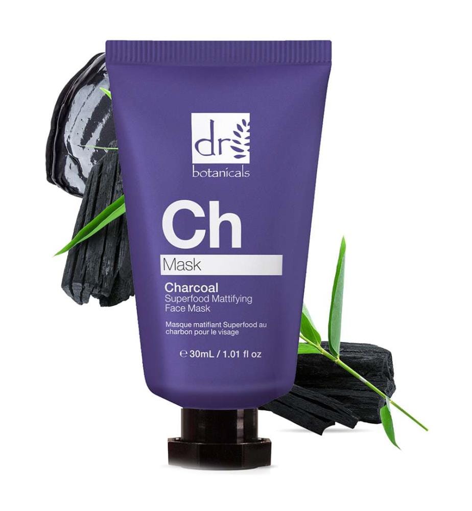 Aktivkohle Superfood Mattierende Gesichtsmaske - 30 ml