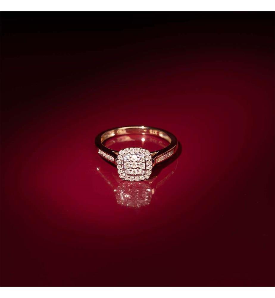 Duo-Ring Mein liebster Wunsch - Gelbgold 375/1000