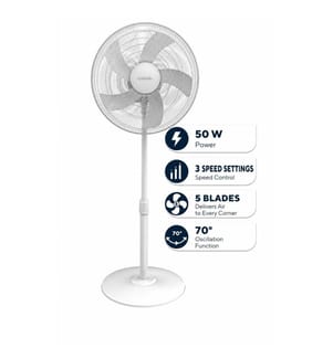 Ventilator, Weiss, 100 % ABS