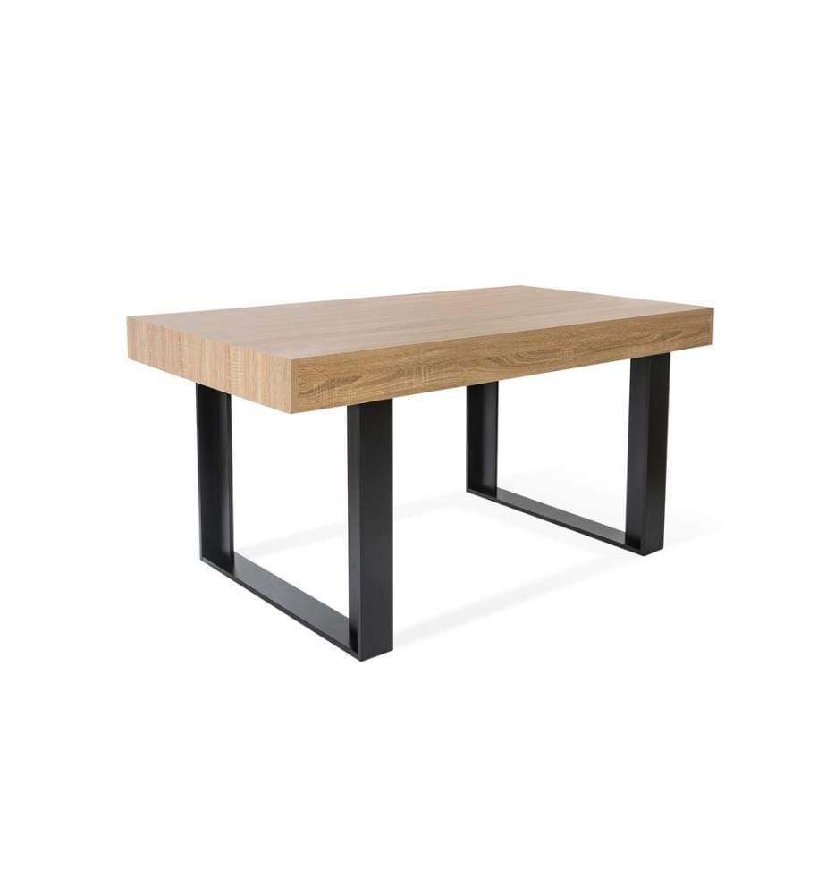 Brixton Esstisch 160 x 90x 78 cm - Schwarz