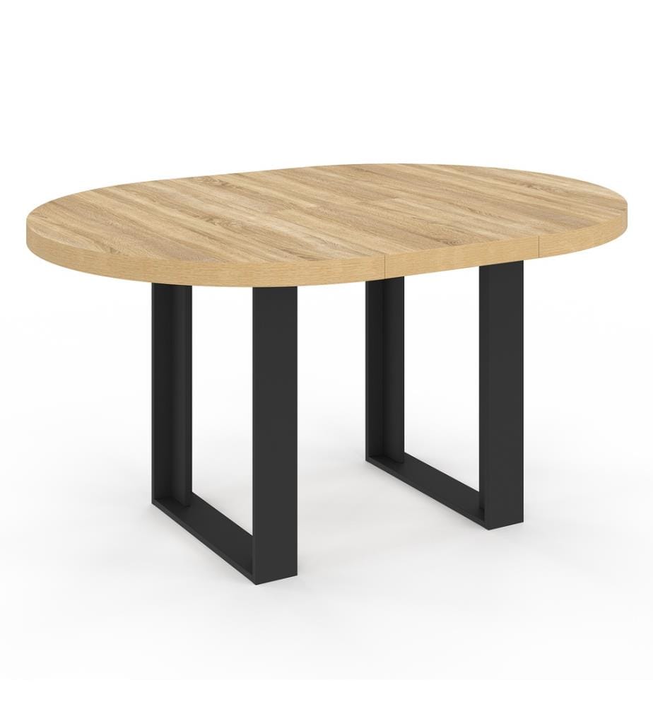 Table à manger ronde extensible Brixton Ø110-150cm