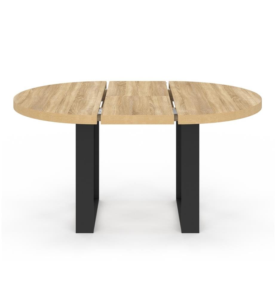 Table à manger ronde extensible Brixton Ø110-150cm