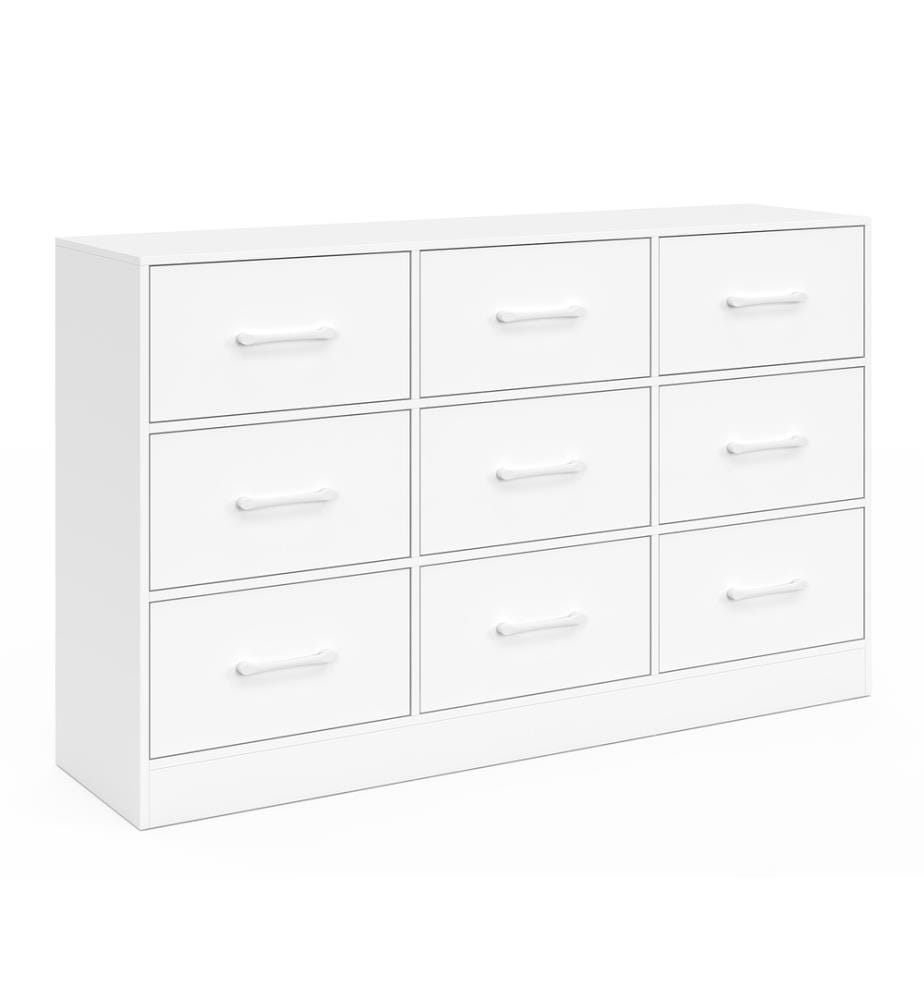 Commode Uma 9 tiroirs - Blanc