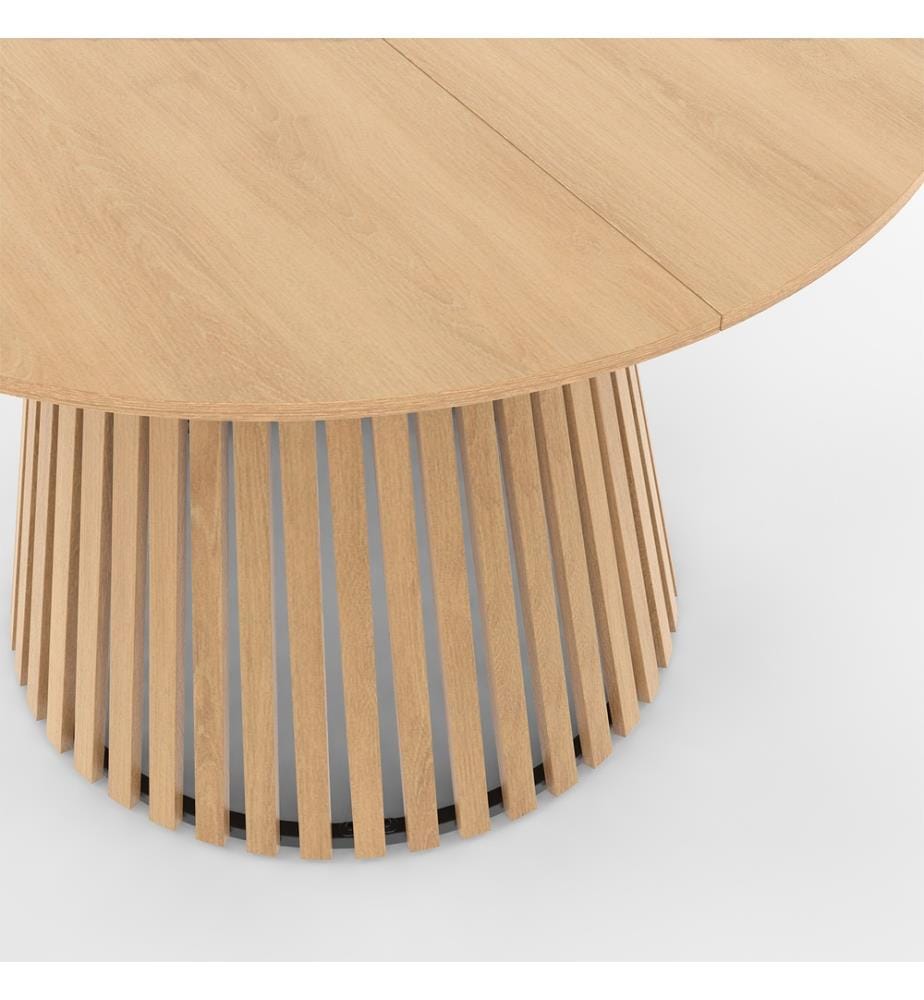 Table repas Camélia 110 cm - Brun