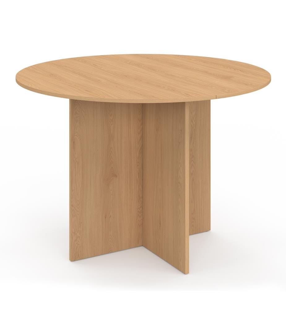 Tavolo da pranzo rotondo Ophélia Ø110cm - Marrone