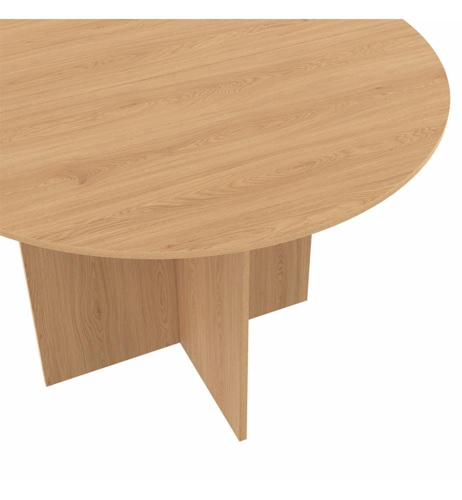Tavolo da pranzo rotondo Ophélia Ø110cm - Marrone