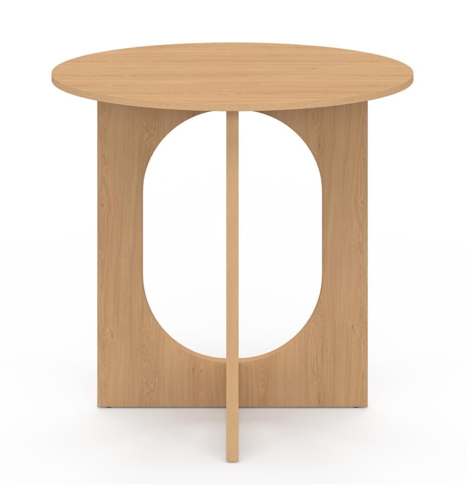 Table à manger ronde Mathis bois Ø80cm