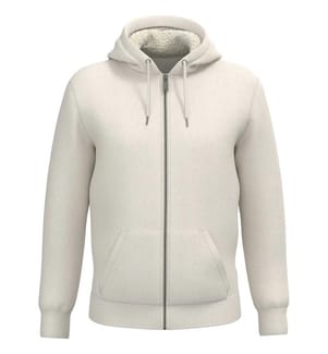 Native Spirit - Jacke für Herren/Damen Unisex, Durchgehender Reissverschluss, Sherpa-Futter