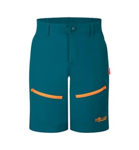 Seiland Shorts - Lagunengrün und Sahara-Sonnenuntergang