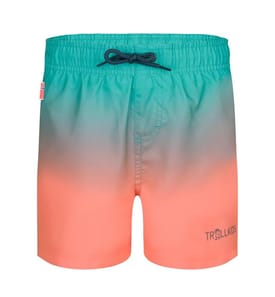 Short Haukland - menthe aquatique et orange vif
