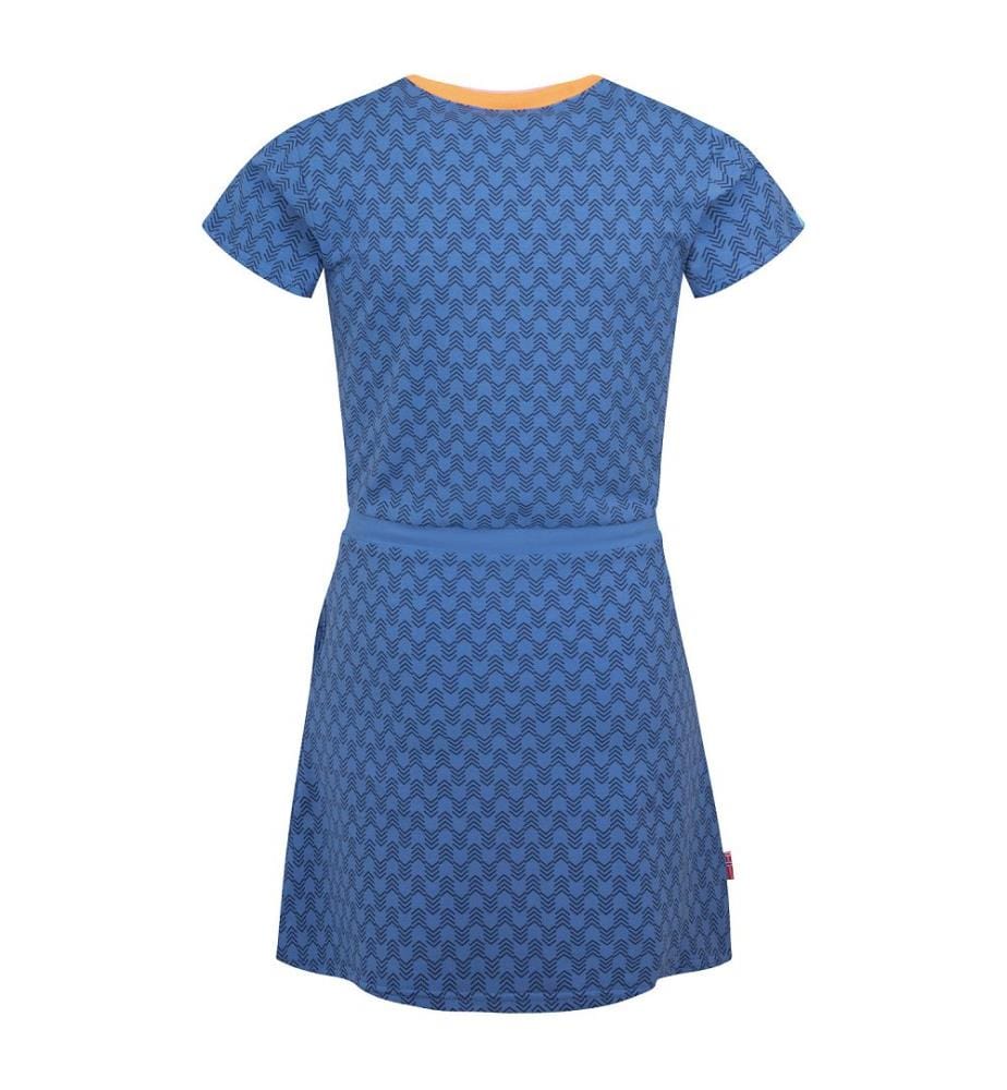 Noresund Dress - Kornblume und mystisches Blau und Korallenschleier