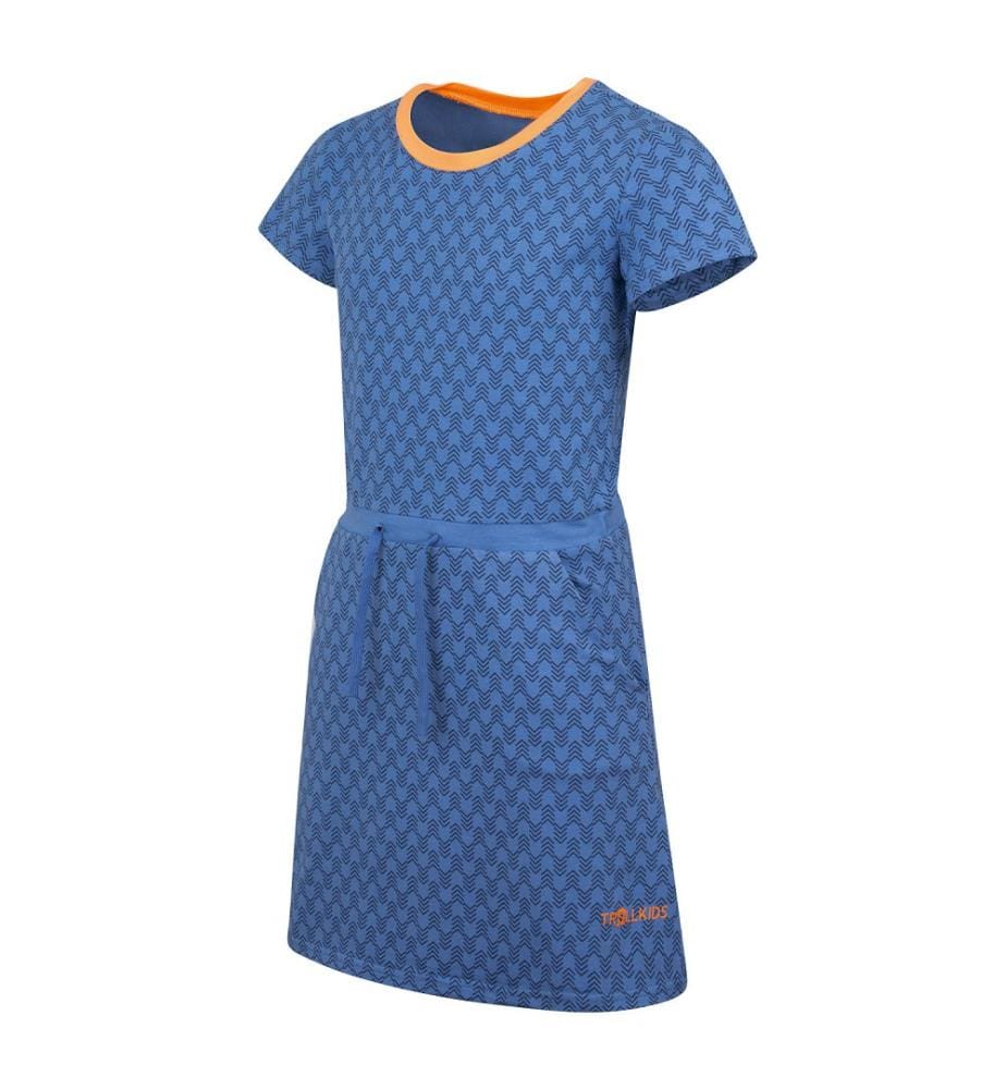 Noresund Dress - Kornblume und mystisches Blau und Korallenschleier