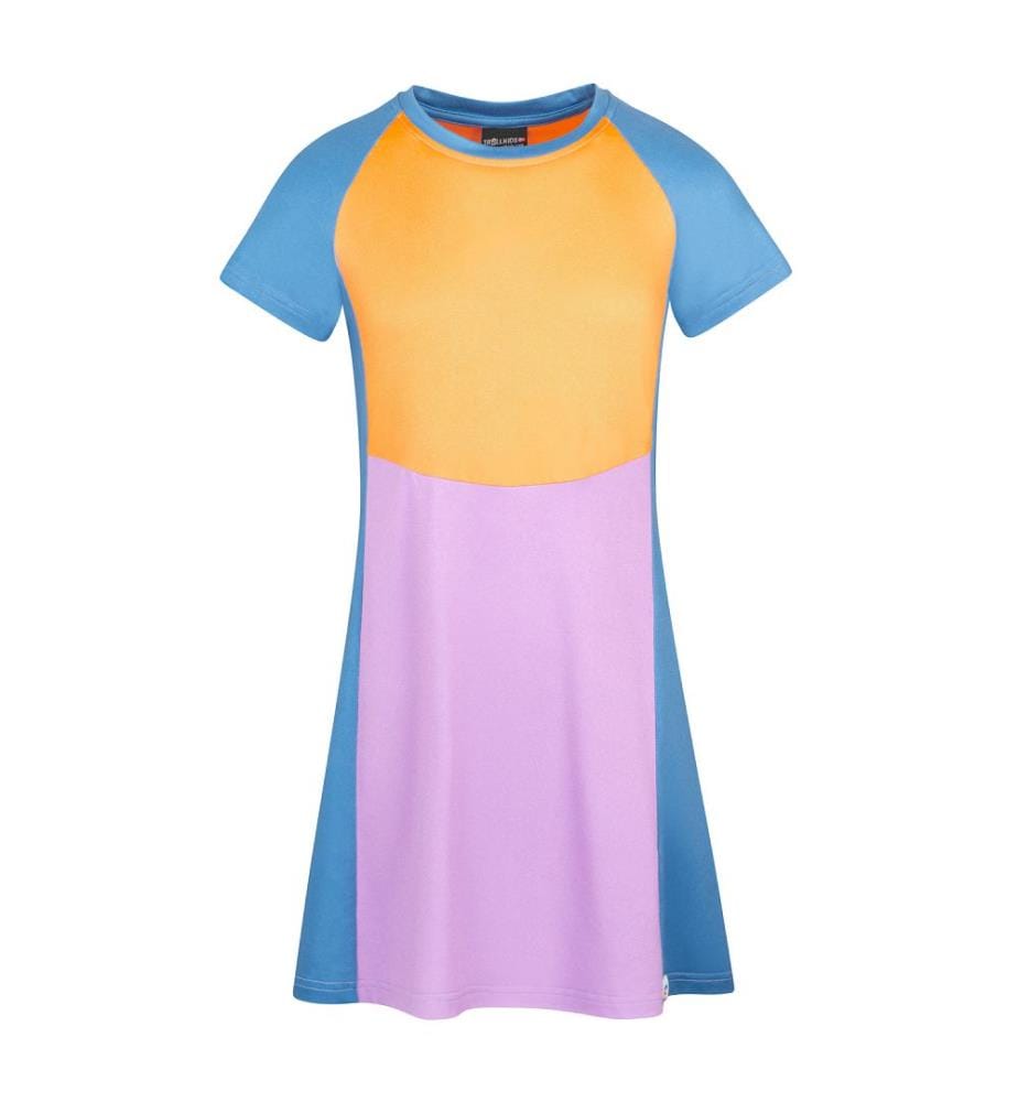 Senja Dress - Violettes Sorbet und Kornblume und Korallenschleier