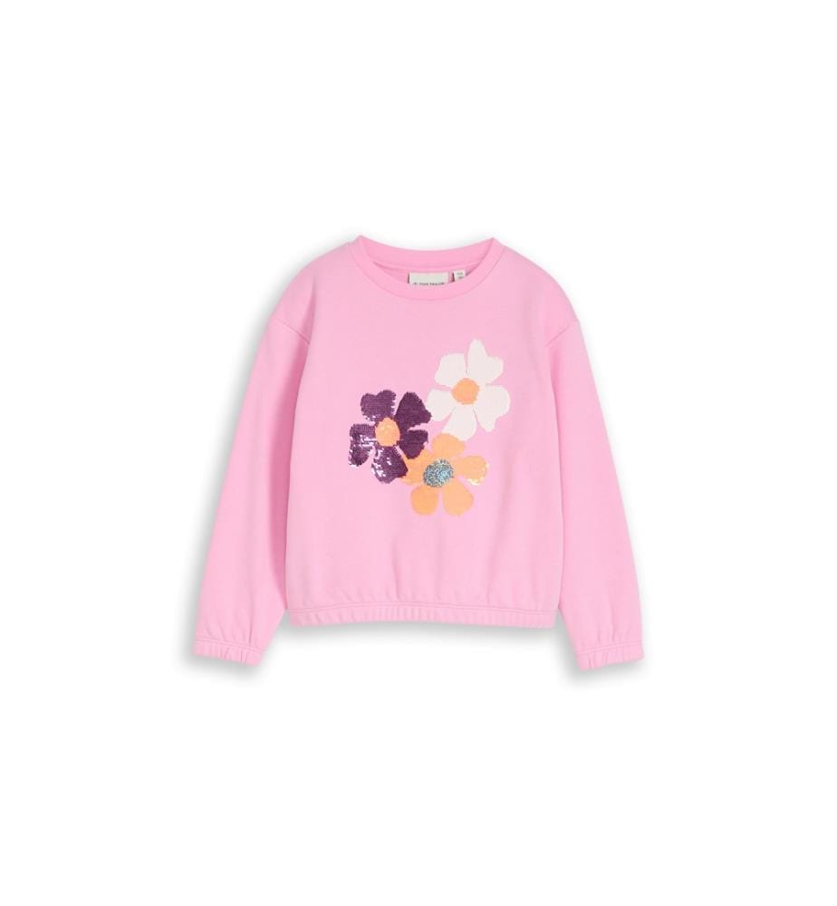 Top reversibile in paillettes - Rosa