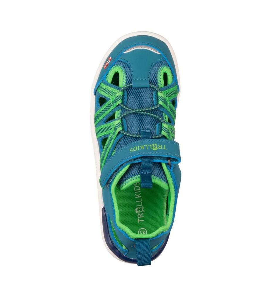 Saltfjord Barfuss-Sandalen - Dark Marine & Fresh Green & Mystic Blue