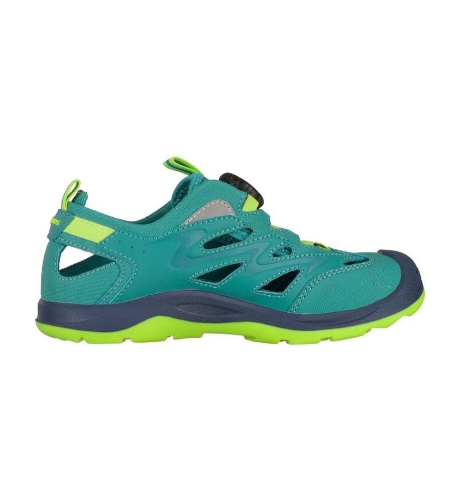 Sandale Rondane - bleu corail et bleu mystique et citron vert frais