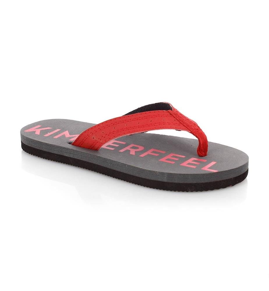 Tongs Assy - Rouge et Gris