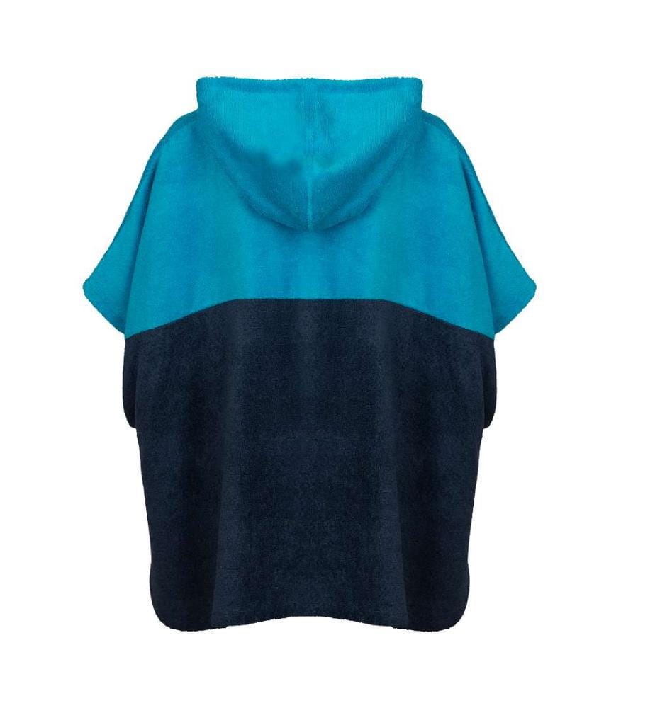Poncho de surf Kvalvika - Vivid Blue & Mystic Blue