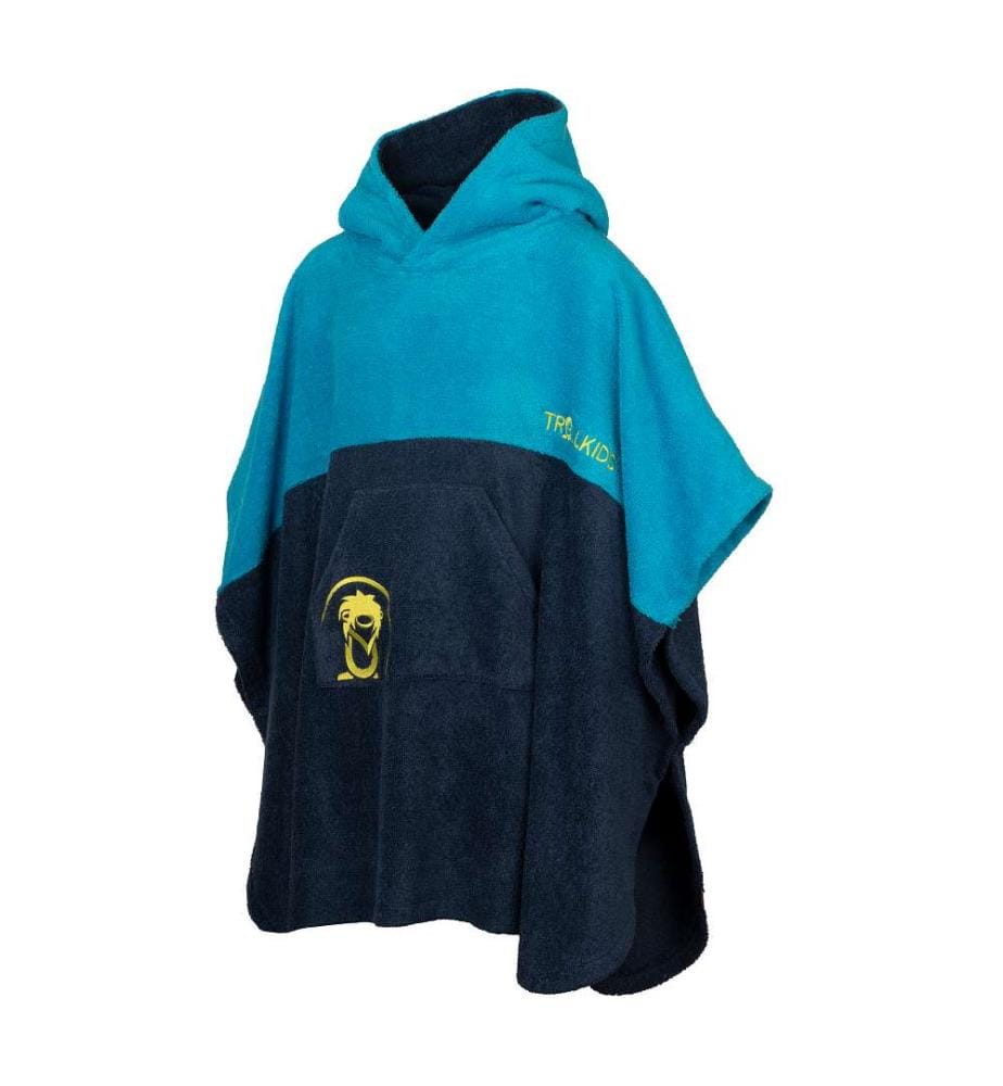 Poncho de surf Kvalvika - Vivid Blue & Mystic Blue