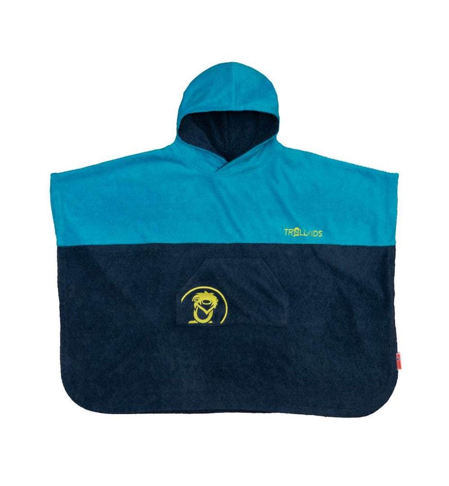 Poncho de surf Kvalvika - Vivid Blue & Mystic Blue