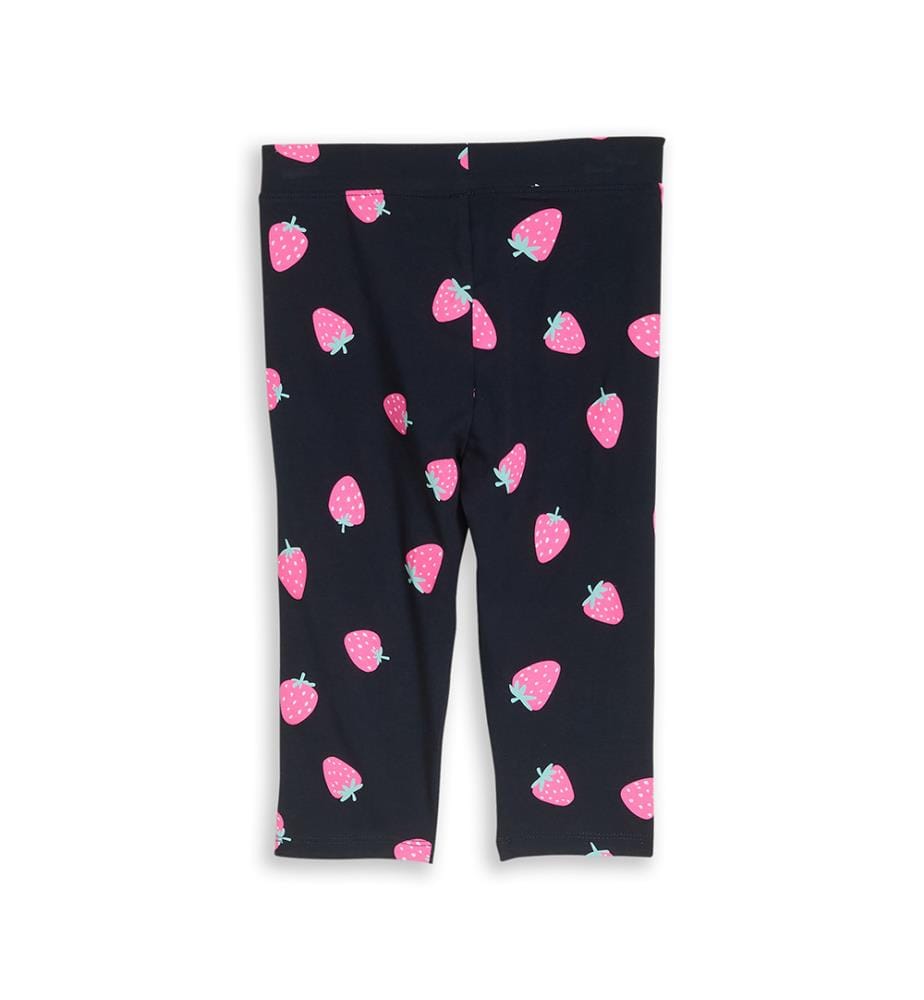 Leggings capri stampati - Stampa grande di fragole